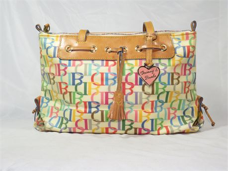 Multicolor Dooney & Bourke Shoulder Bag Purse