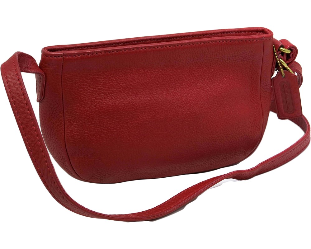 ShopTheSalvationArmy Coach 4313 Sonoma Mini Zip REd Leather Cross