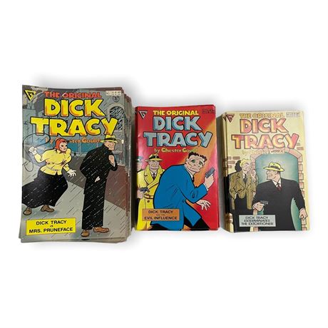 Dick Tracy Comic Book Lot, Over 50 Issues Included