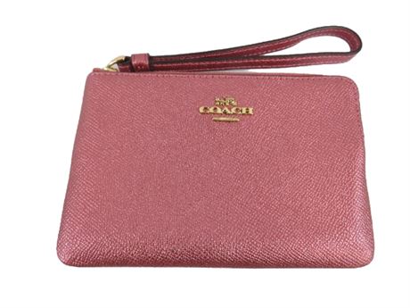 Pink Coach Wallet: Not Authenticated [1830]