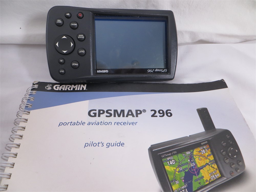 Garmin Gps 296 Color Aviation Pilot Portable Gpsmap Bundle