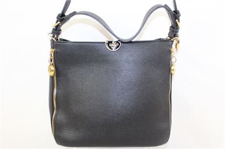 Dior Black Leather Shoulder Bag