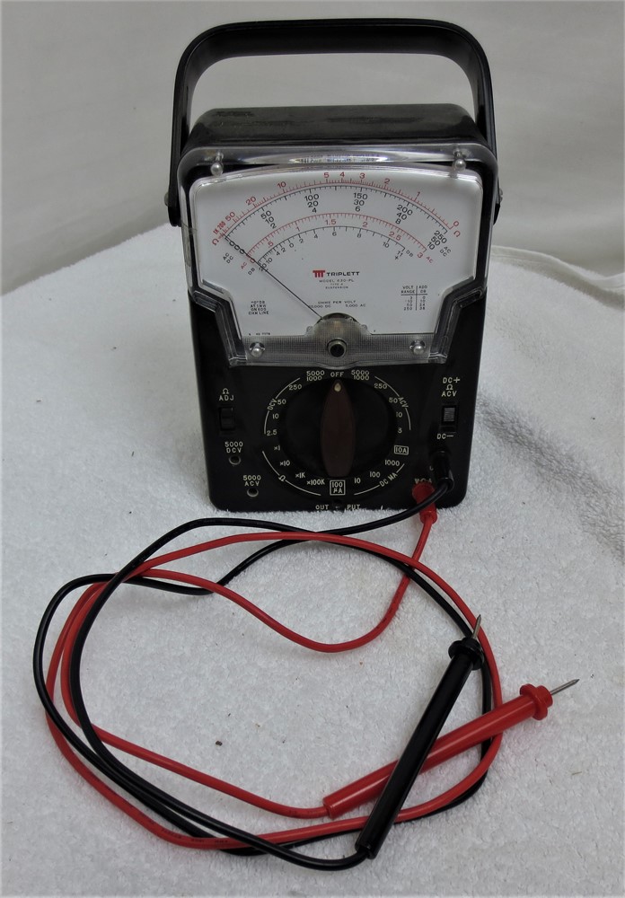 ShopTheSalvationArmy - Triplett Model 630-PL Classic Analog Multimeter