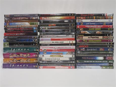 ShopTheSalvationArmy - Unopened DVD Lot (60 Pieces) [5002]