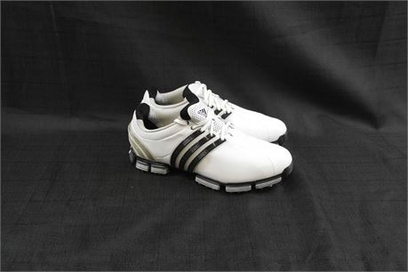 Adidas Mens Golf Shoes Size 9 Black / White