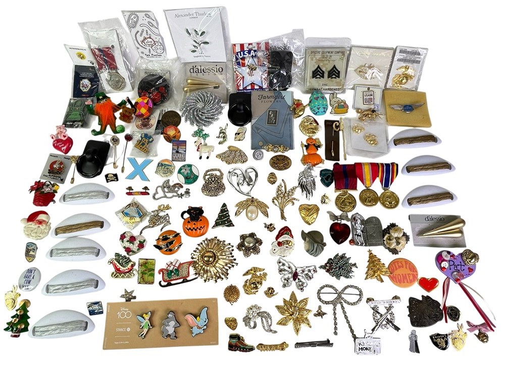 ShopTheSalvationArmy - Assorted Pin & Brooch Lot Over 100 Assorted ...