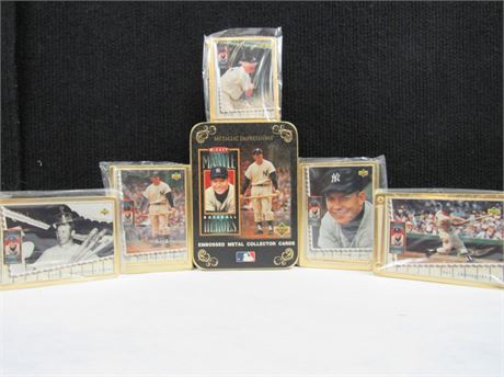Mickey Mantle Embossed Metal Collector Cards Set of 5 #MM889 (650)