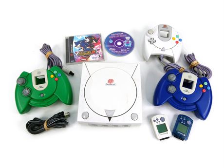 Sega Dreamcast Console w/Games sale