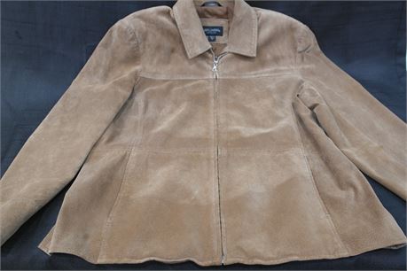 Bernardo Collection Womens Leather Tan Jacket XL