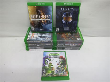 Lot Of 17 Microsoft XBOX ONE Video Games