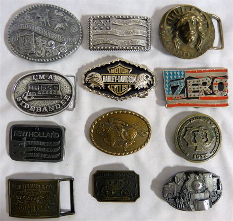 ShopTheSalvationArmy - Lot Of 12 Belt Buckles