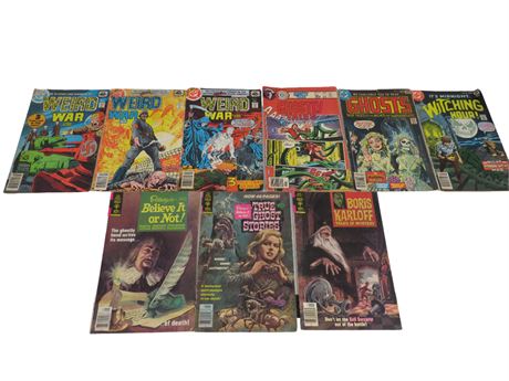 Vintage Horror Comics (DC Comics/Gold Key/Charlton Comics): 9 Issues [F615]