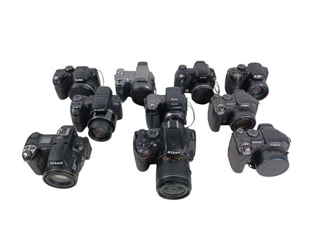ShopTheSalvationArmy - Assorted Digital Camera Lot – 10 Cameras Total ...