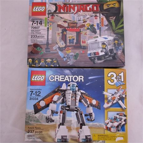 LEGOS - Two Sets of Lego Kits - NEW