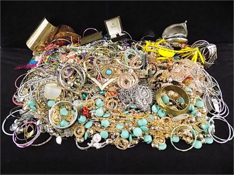 ShopTheSalvationArmy - Costume Jewelry Lot 20.875 Pounds Lot # PG9 [S4]