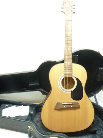 First Act 222 Acoustic Guitar; M# AL631, In Hard Case