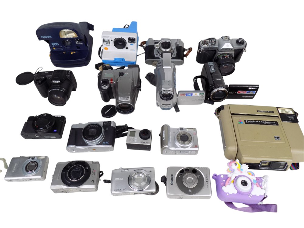 ShopTheSalvationArmy - Assorted Camera Lot of 18 Various Digital & Film ...