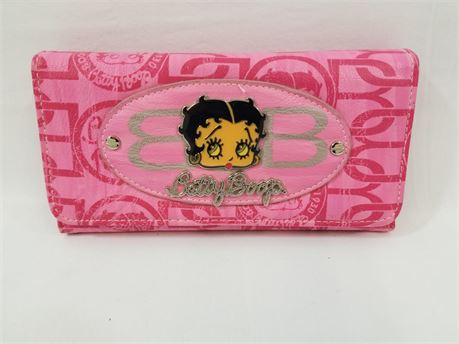 Betty Boop Pink Women's Wallet Clutch.