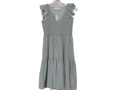 ShopTheSalvationArmy - Loft Green and White Polka Dot Dress, Size: XXS ...