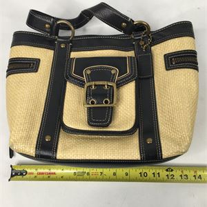Online Thrift Store | ShopTheSalvationArmy - Coach Straw and Black