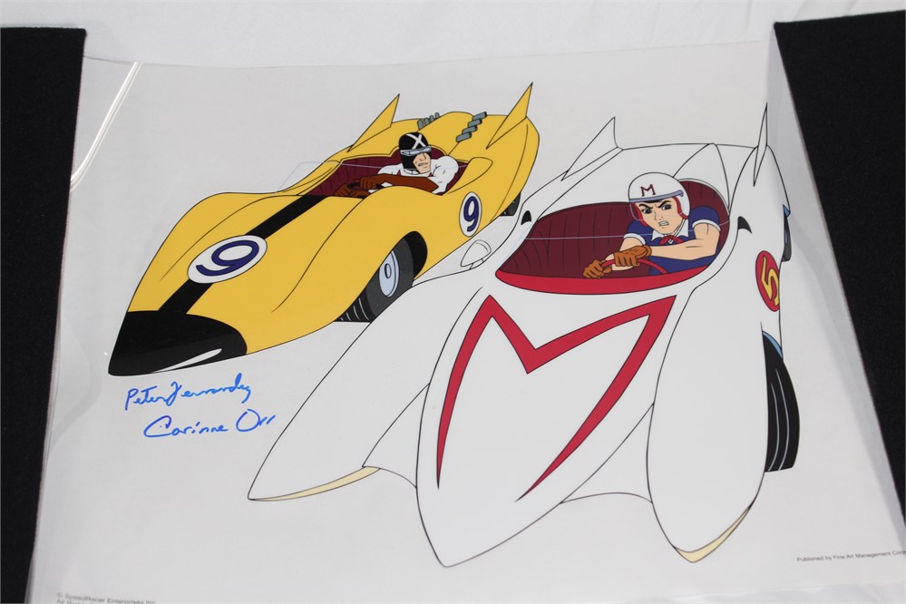 ShopTheSalvationArmy - Speed Racer Animation Cell, Autographed by Voice