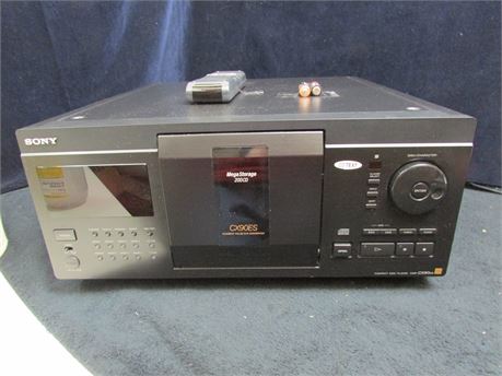 SONY 200 CD DISC PLAYER MODEL CDP CX90ES