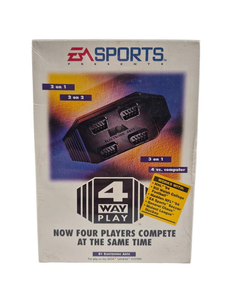ShopTheSalvationArmy - EA Sports Sega Genesis 4 Way Play (Sealed) [C117]