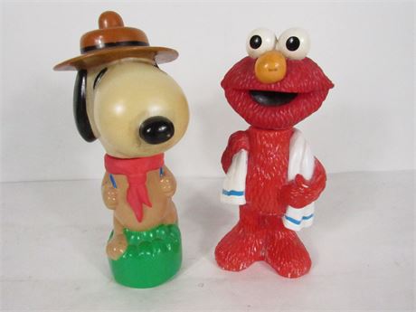 ShopTheSalvationArmy - Snoopy And Elmo Bottle Figurines SB283 (650)