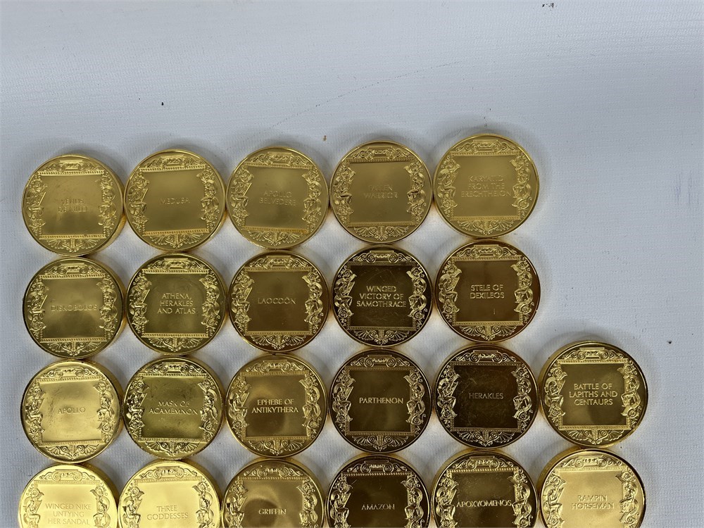 ShopTheSalvationArmy - 48-Piece 24K Gold Electroplated Bronze Greek ...