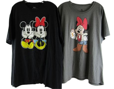 ShopTheSalvationArmy - Two DISNEY Mickey & Minnie Mouse T-Shirts, Size ...