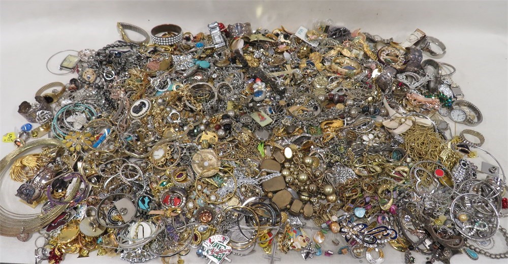 ShopTheSalvationArmy - 100% Unsorted Costume Jewelry Lot #3 24.5 lbs [4019]