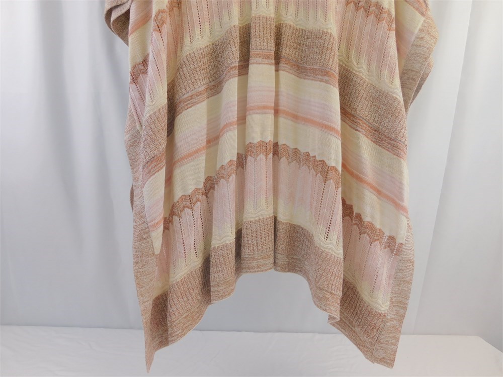 ShopTheSalvationArmy - Chico's Shine Stripe Ruana Desert Coral Sweater ...