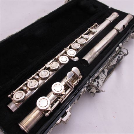 Silver Plated Flute w/ Case