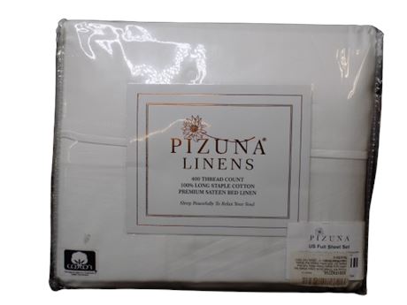 ShopTheSalvationArmy - Pizuna Linens 400 Thread Count 100% Cotton Full ...