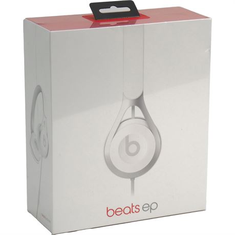 Beats by Dr. Dre Beats EP White On-Ear Wired Headphones ML9A2LL/A |NEW|