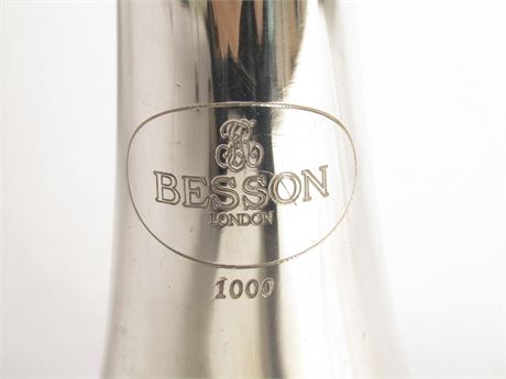 Besson London 1000 Silver Plated Trumpet #26162  [G1341]