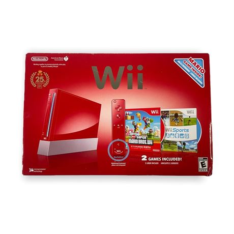 Nintendo Wii, Super Mario Bros 25th Anniversary Edition Console, BRAND NEW