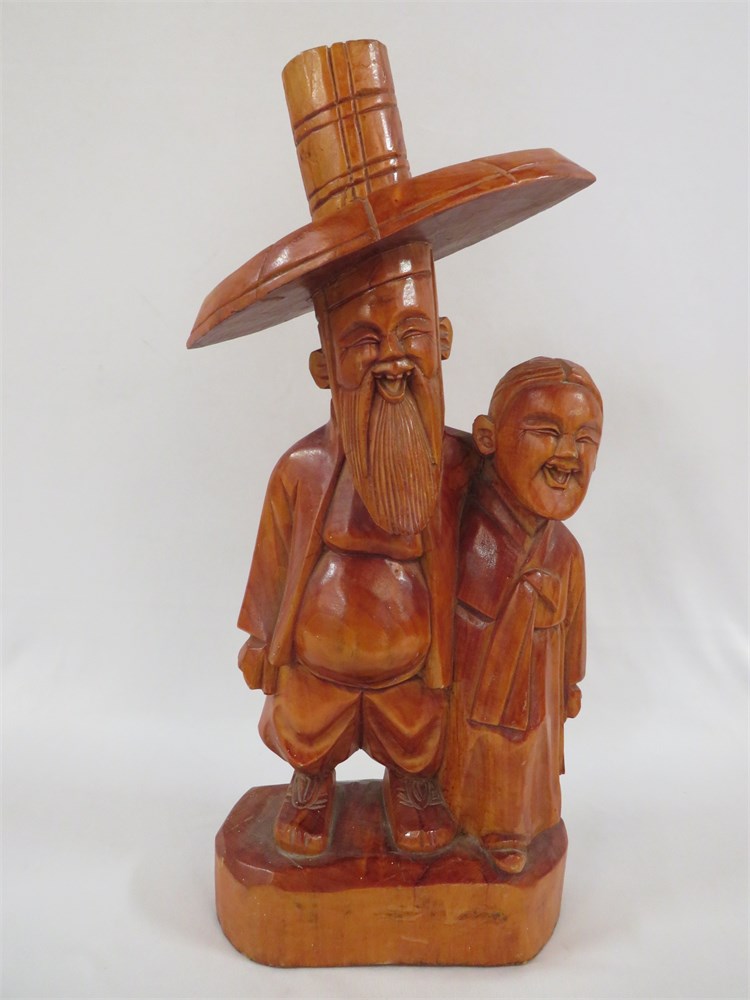 ShopTheSalvationArmy - Asian Style Wood Carving Statue [1869]