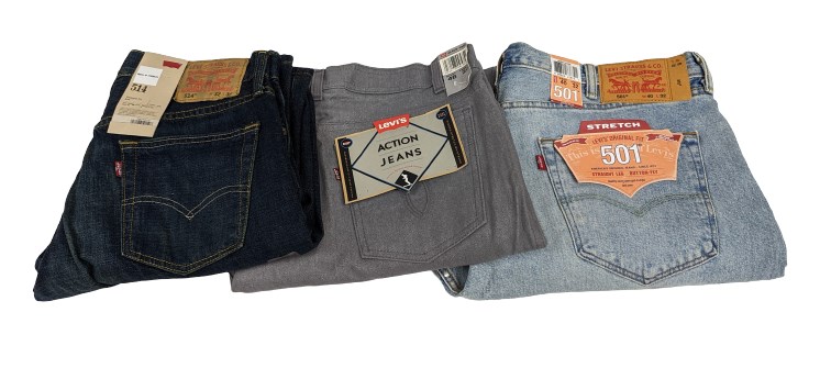 ShopTheSalvationArmy - Levis Jeans Mens 3pc Lot